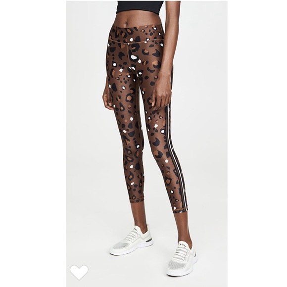 The Upside Pants - THE UPSIDE**Leopard MIDI Tobacco Leggings**XS $120